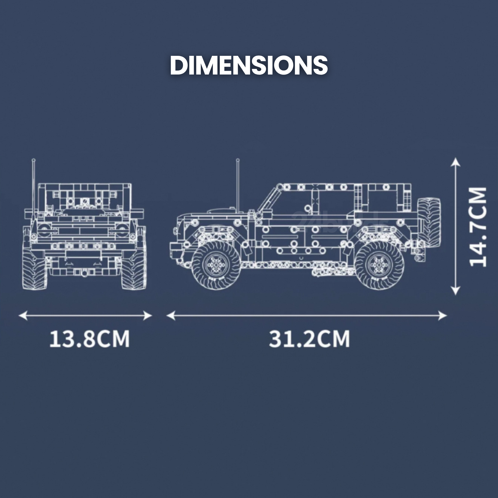 Nexus Brick 1:8 scale building set product image