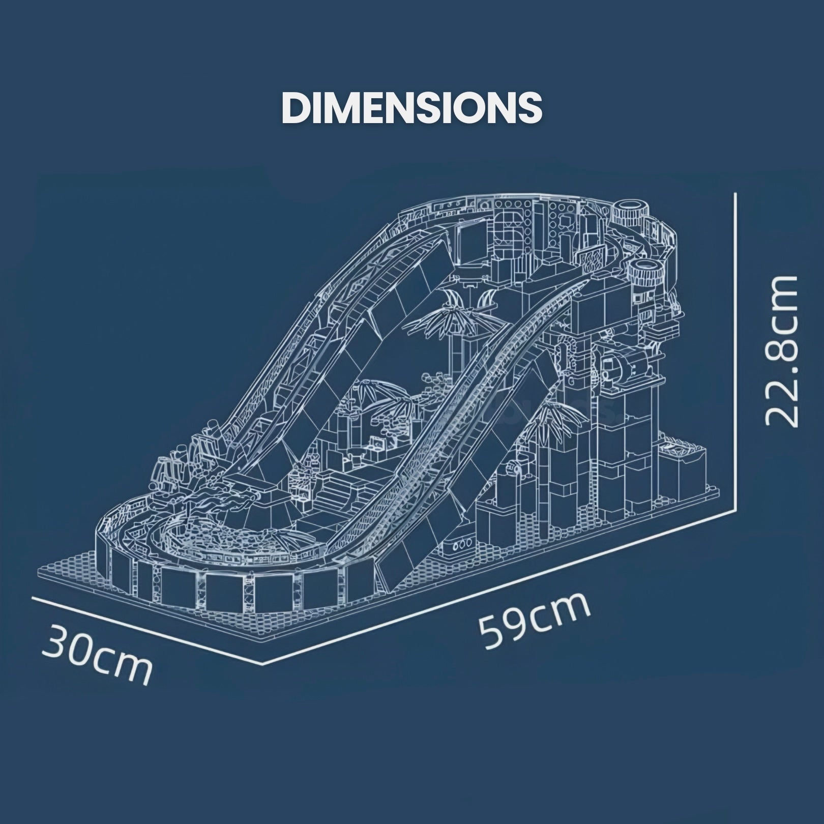 Nexus Brick 1:8 scale building set product image