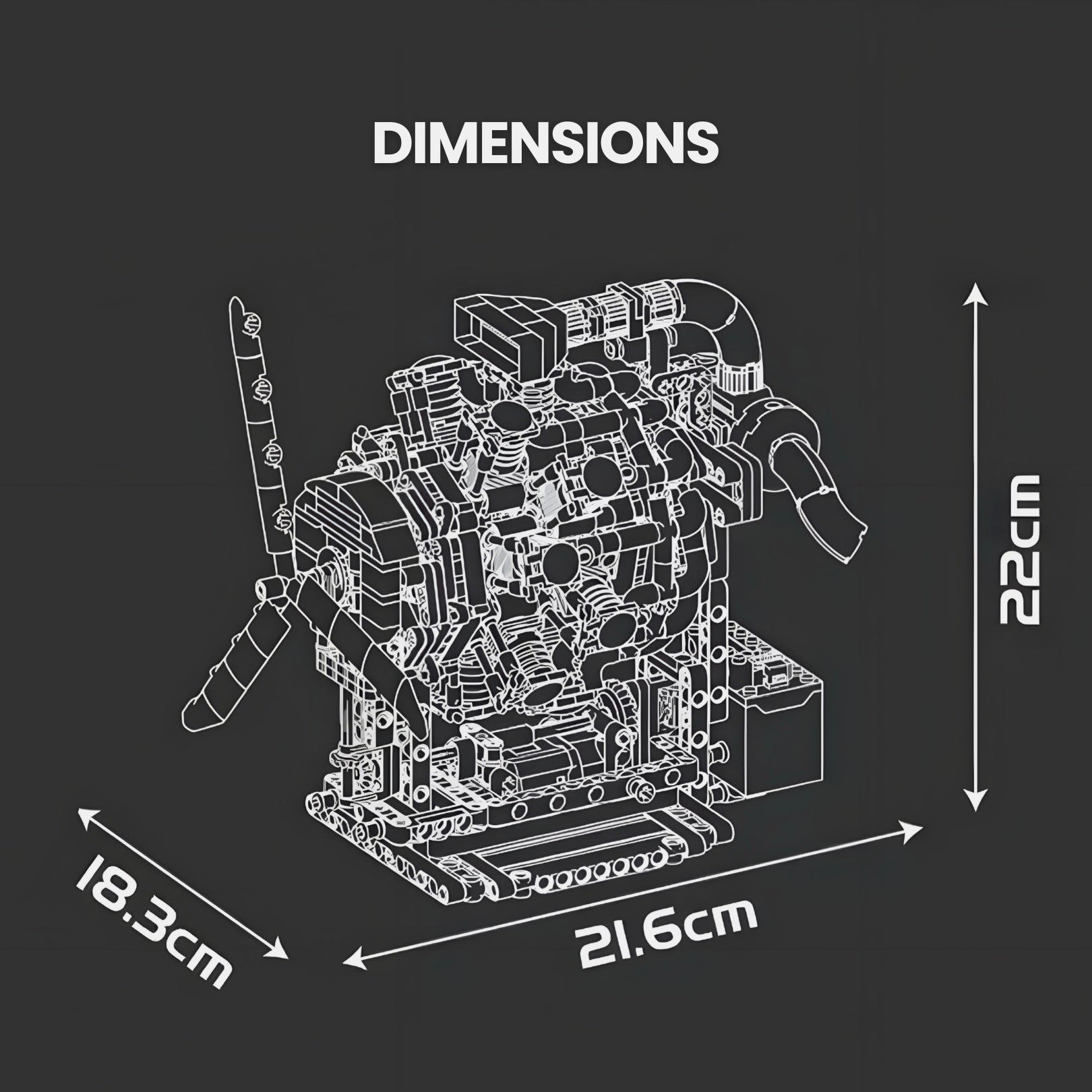 Nexus Brick 1:8 scale building set product image