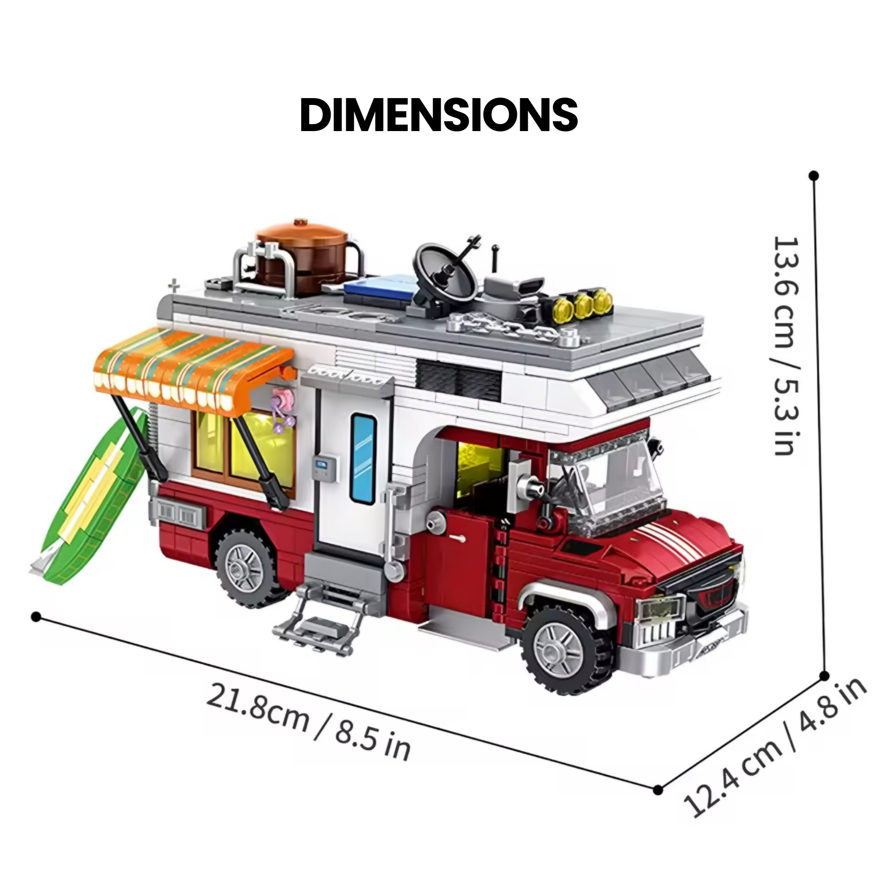 Nexus Brick 1:8 scale building set product image