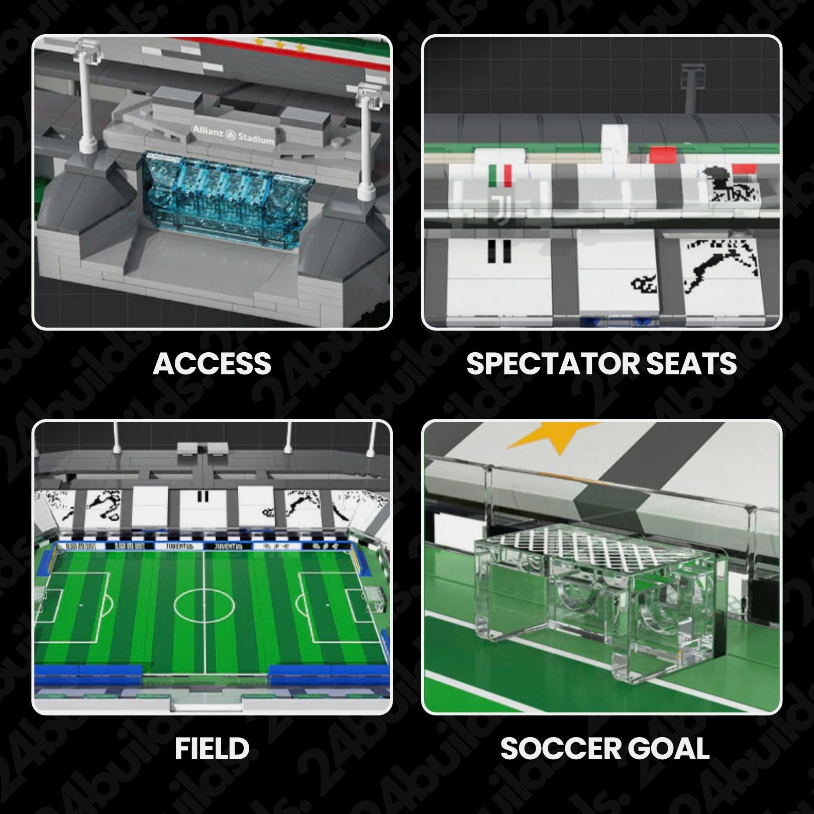 The Official Juventus Allianz Stadium | 3638pcs