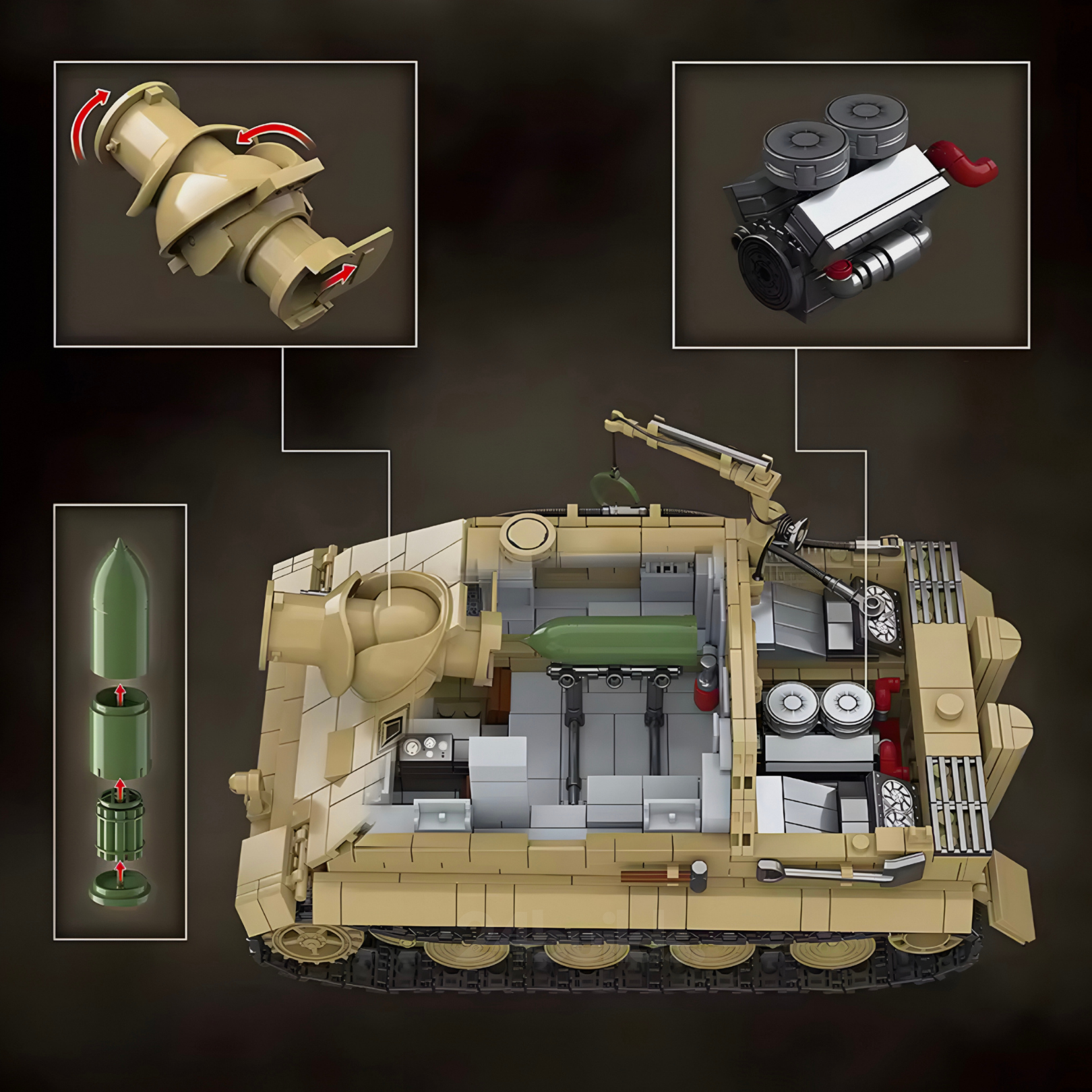 Nexus Brick 1:8 scale building set product image