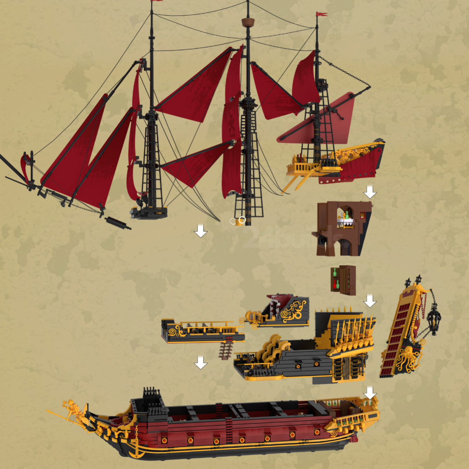 Nexus Brick 1:8 scale building set product image