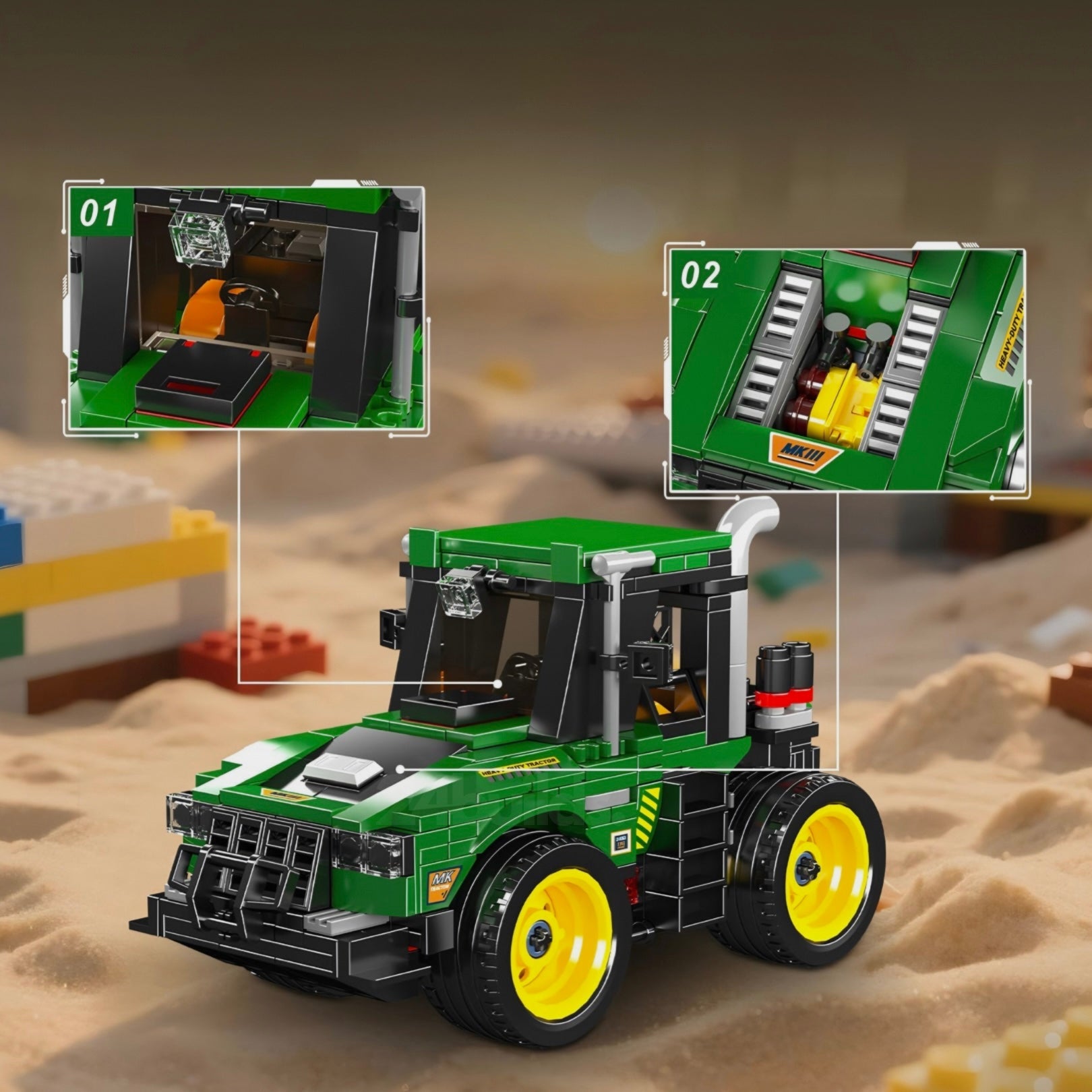 Nexus Brick 1:8 scale building set product image