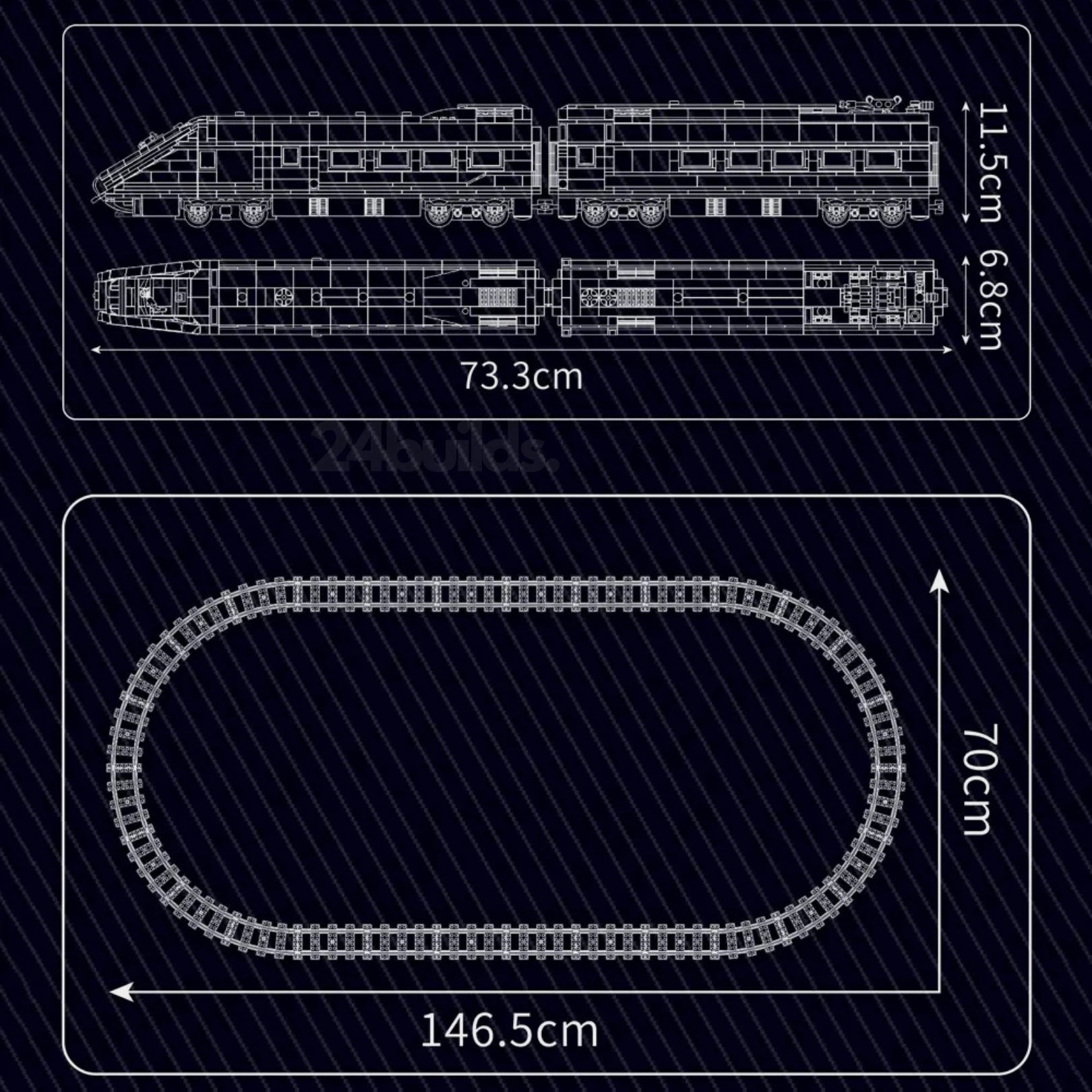 Nexus Brick 1:8 scale building set product image