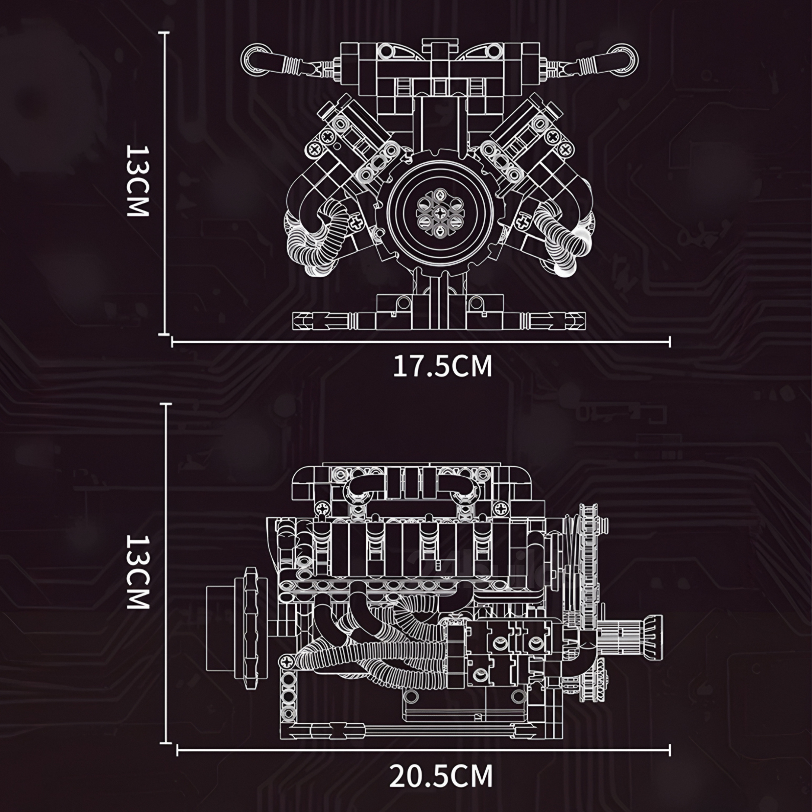 Nexus Brick 1:8 scale building set product image