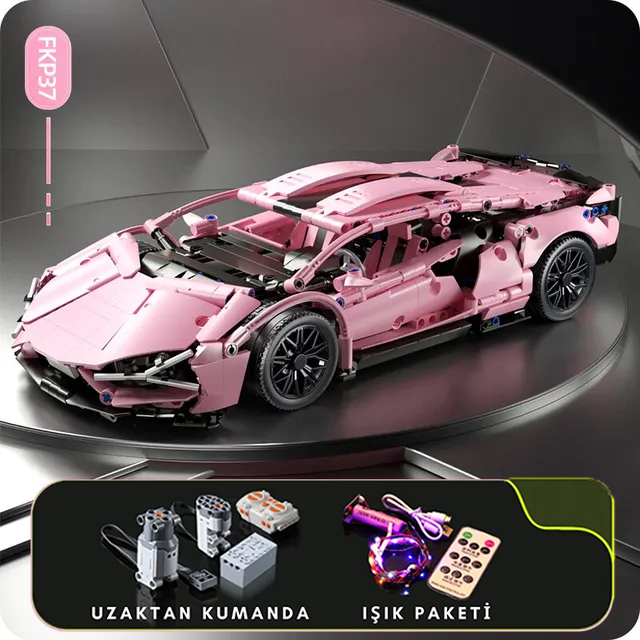 Pink Lamborghini | 1290Pcs
