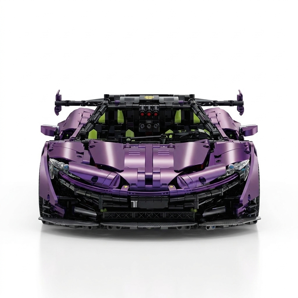 Satin Purple P1 GTR head-on studio view