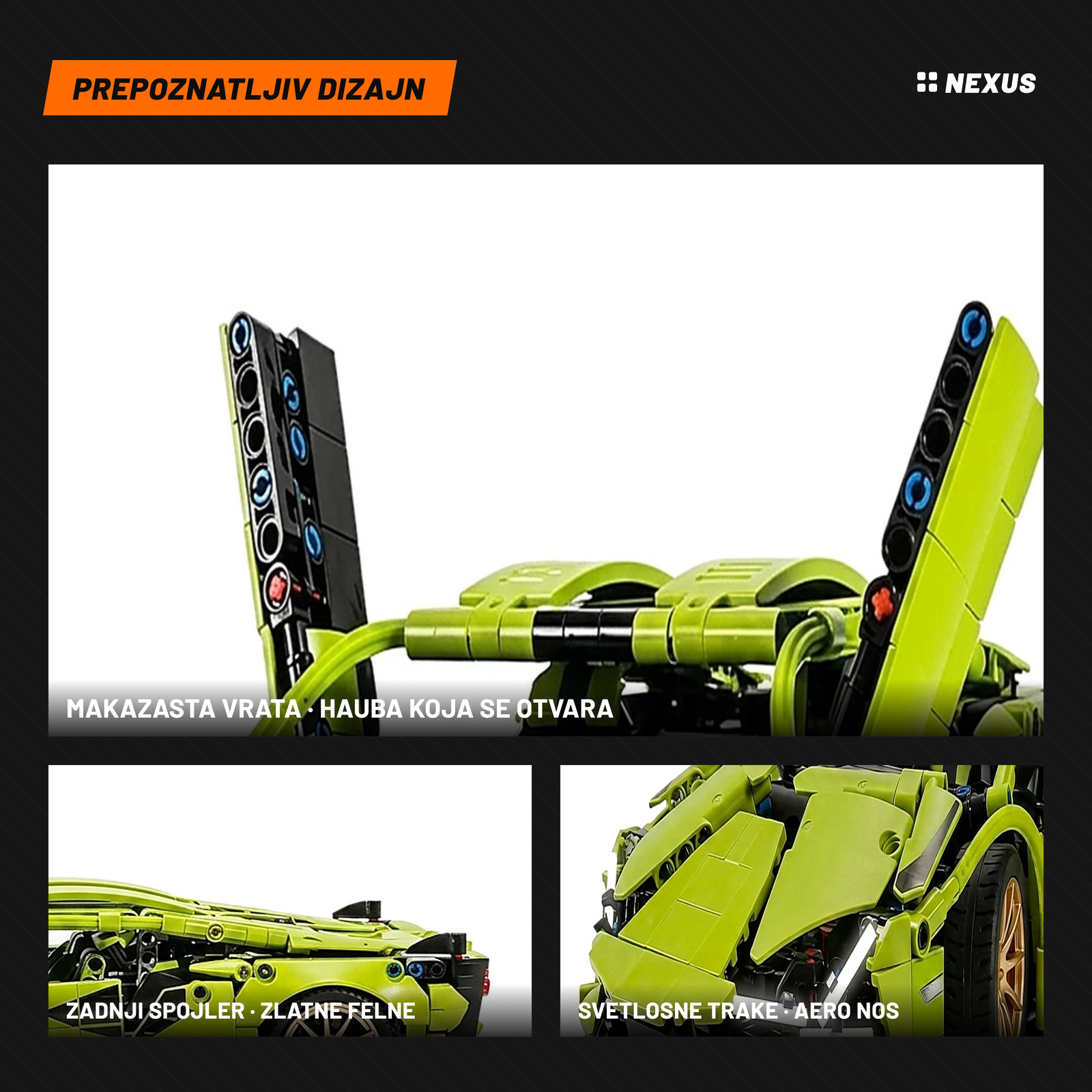 Sian Supercar feature panel 3, design