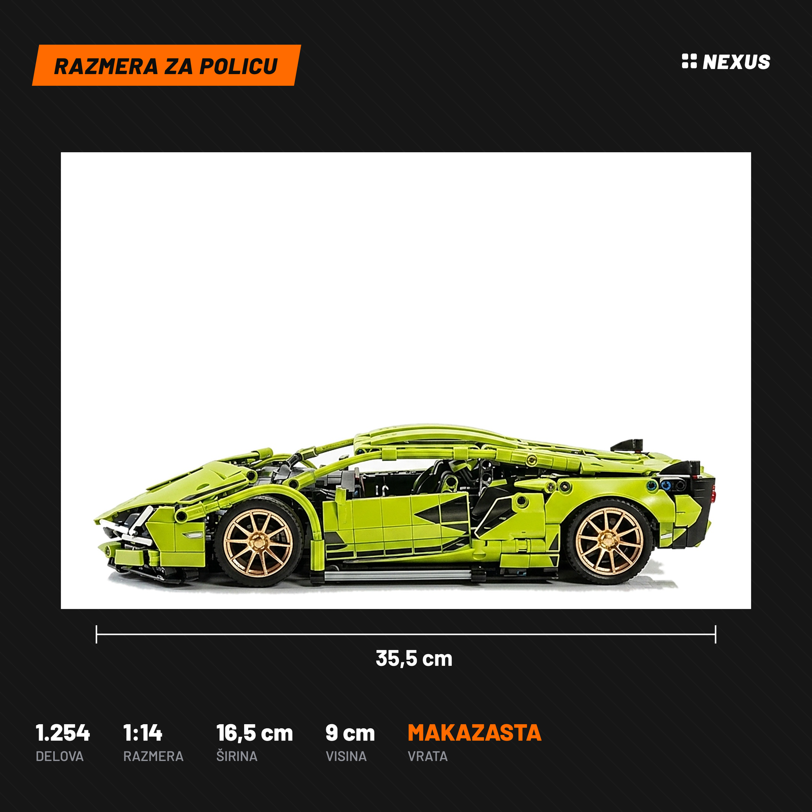 Sian Supercar feature panel 4, set information